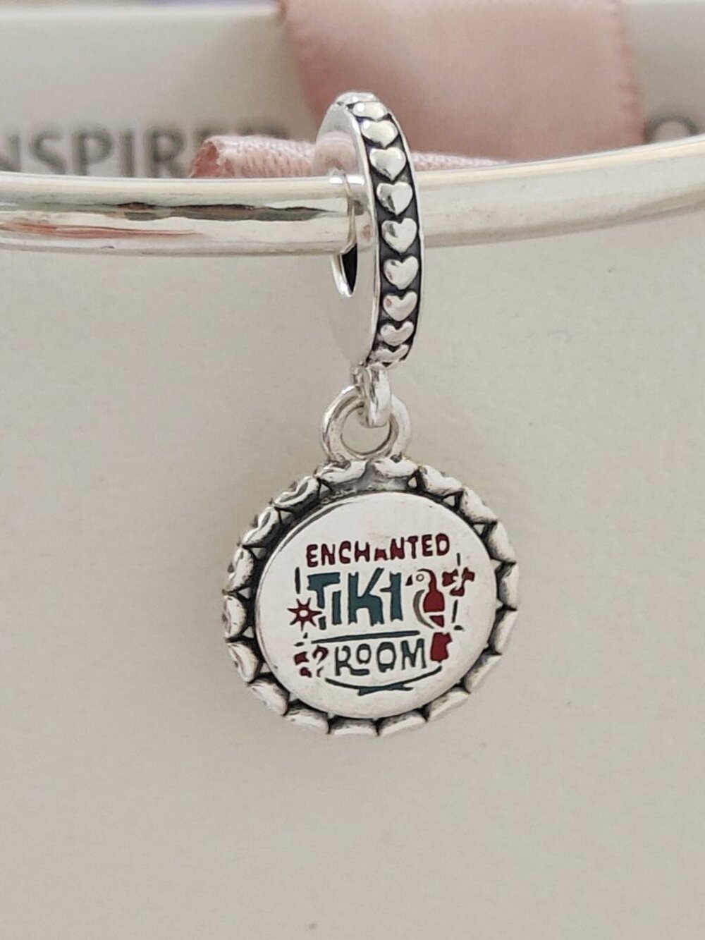 Pandora Walt Disney's Enchanted Tiki Room Dangle Charm S925 ALE with box
